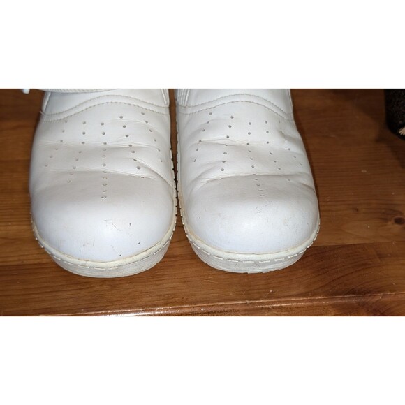 Dr Scholls AIR cradle White clogs Sz 7 Slip On Strap Gel Insoles Like Crocs shoe - Picture 6 of 11